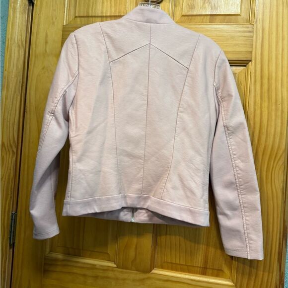 GUESS Women's Pink faux leather size S Jacket - Picture 8 of 11